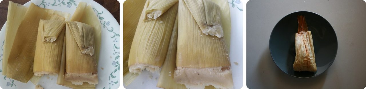 Tamales in corn husks