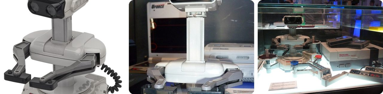 R.O.B. the NES robot and its Gyromite play set
